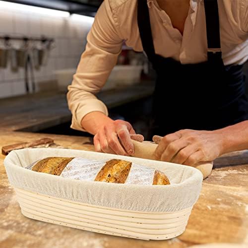 Stormshopping 118in Oval Banneton Proofing Basket Artisan Bakery Tool