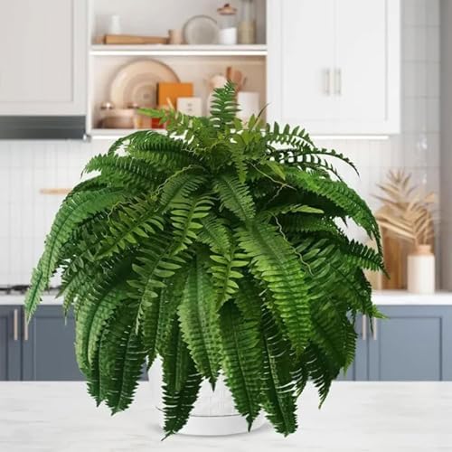 Generic Realistic Faux Boston Fern with 60 Leaves
