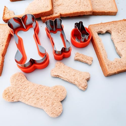 HiHITAOO Dog Cookie Cutters Set