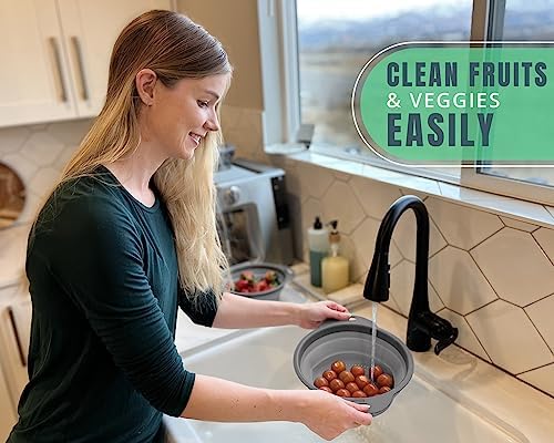 Collapsible Kitchen Strainer Set by Comfify