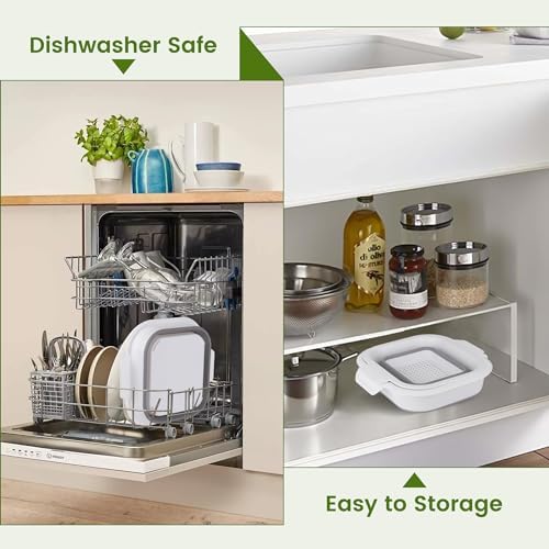 Collapsible Colander Set with Strainer Bowl for Kitchen