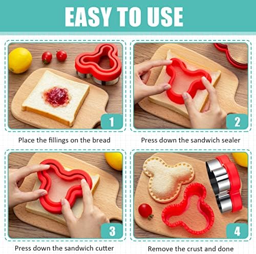 Magic of Munch - 48PCS Mega Sandwich Cutters Set for Kids
