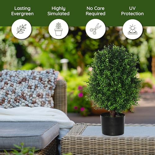 Elegant Fake Cedar Tree Topiary