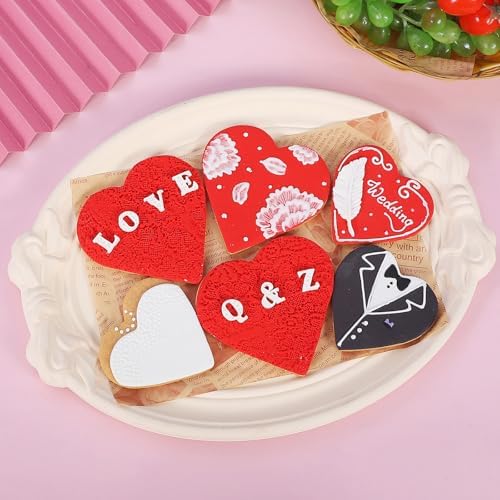 Heart-Shaped Cookie Cutters - Perfect for Baking Crafting