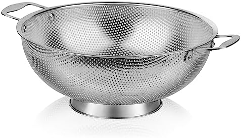 Premium 6-Qt 188 Stainless Steel Colander