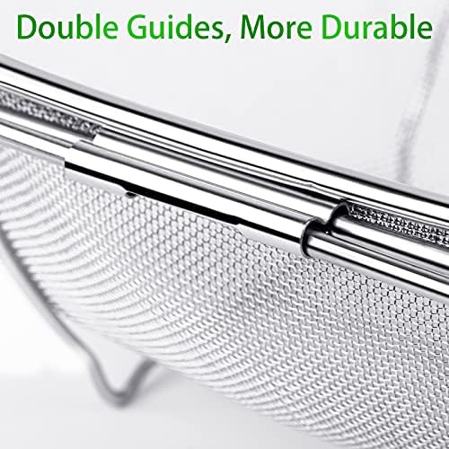 Sturdy 6-Quart Over The Sink Colander for Fruit Vegetables More