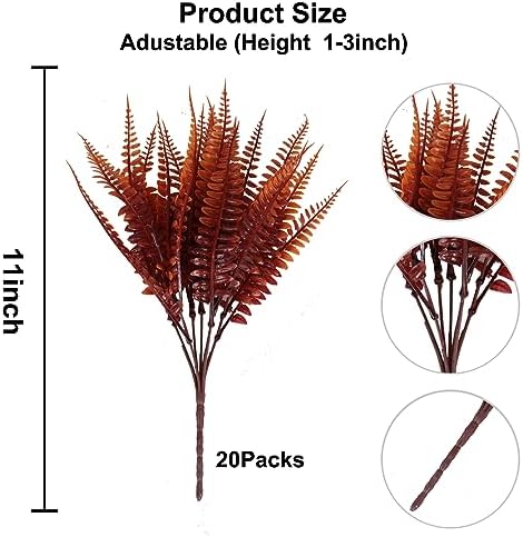 Fall Delight Realistic Artificial Boston Ferns for Your Home