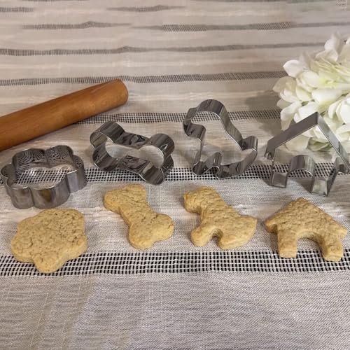 ANCKNE Dog Bone Cookie Cutter Set