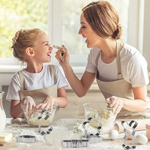 Stainless Steel Easter Cookie Cutters 7 Piece Set