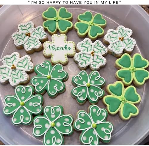 St Patricks Day Four Leaf Clover Cookie Cutter Set - 35 26 2