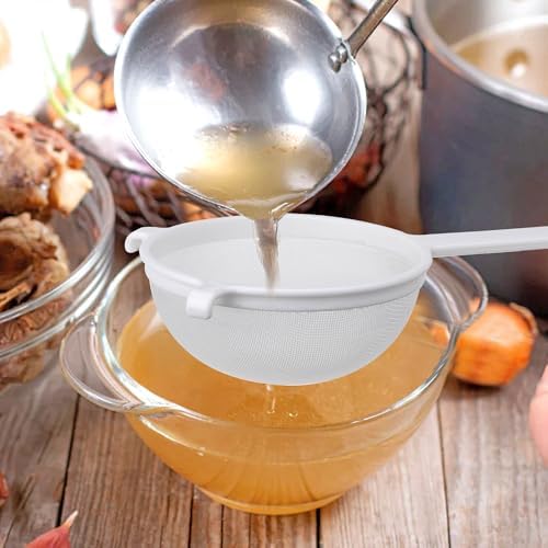 HIC Double-Ear Fine Mesh Strainer BPA-Free 7-Inch Colander
