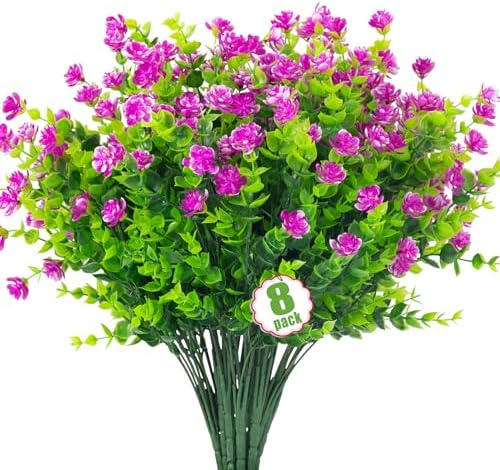 Fanceasily Outdoor Artificial flowers UV Resistant Boxwood Decor
