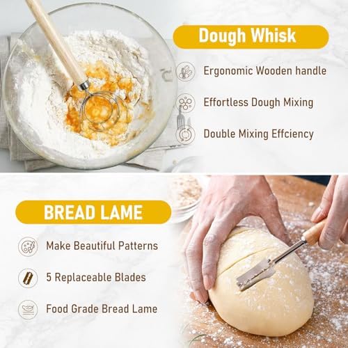 Perfect Sourdough Proofing Basket Set