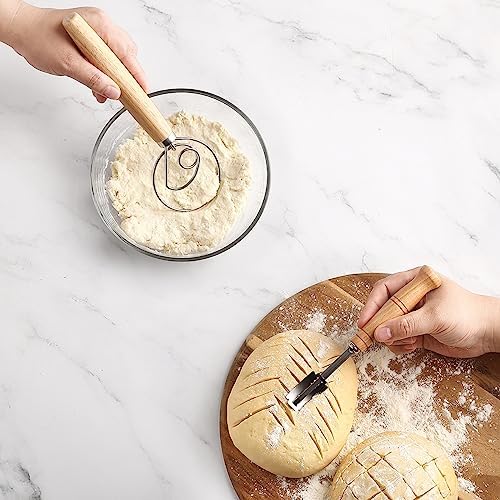 10 Round Banneton Basket with Liner Natural Rattan Premium Bread Making Tool
