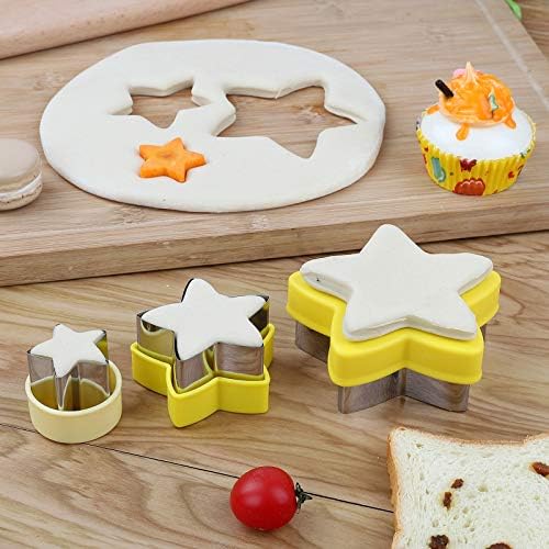 Gleaming Star Cookie Cutters Set for Creative Baking