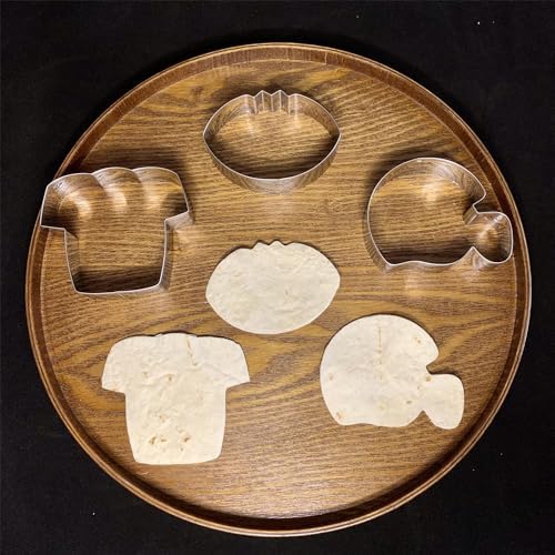 Glowing 3-Piece Football Cookie Cutter Set
