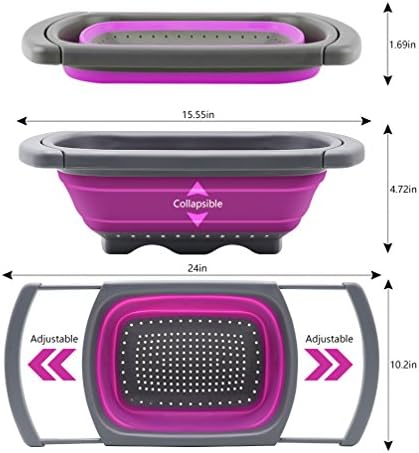 QiMH Collapsible Kitchen Strainer