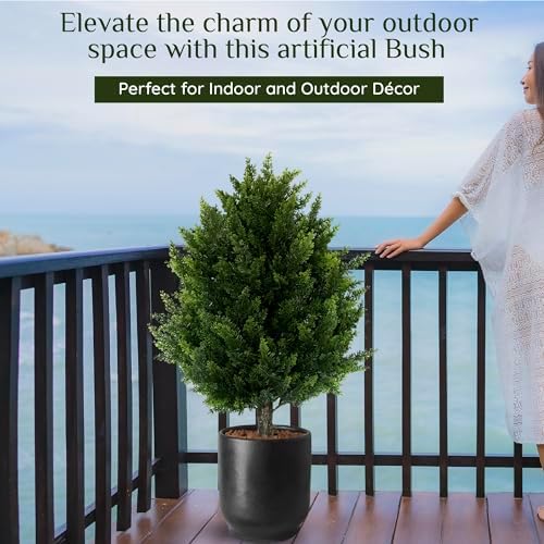 165-Inch Height Artificial Cypress Topiary