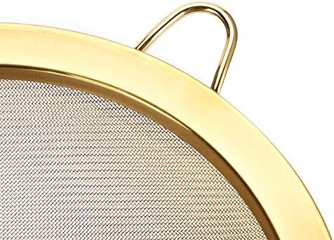 Effortless Cooking Made Simple Durable 304 Stainless Steel Strainer with Long Handle