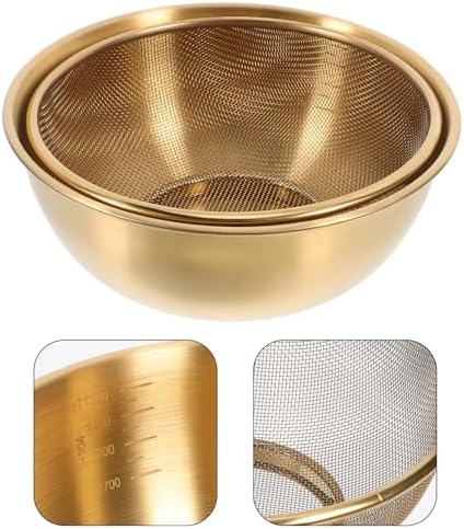 Sturdy Dual-Use Colander Strainer Basket for Efficient Cooking