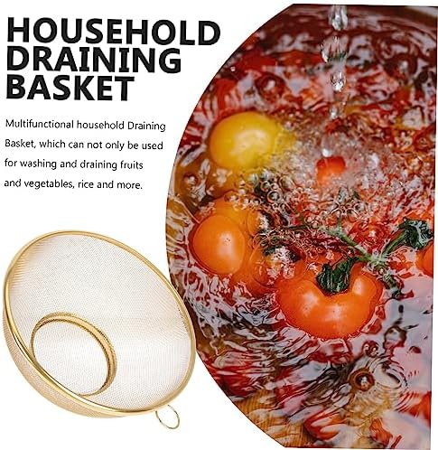 Ergonomic Metal Strainer Kitchen 30-Second Speed Rust-Resistant