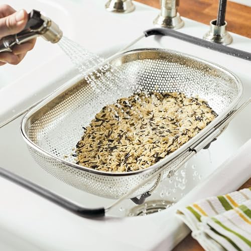 Rachael Ray Expandable Over-the-Sink Colander