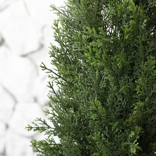 3FT Realistic Faux cedar topiary set of 2