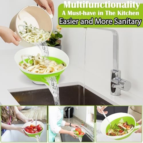 Premium Multifunctional Adjustment Drain Basket with Spout for Kitchen Use