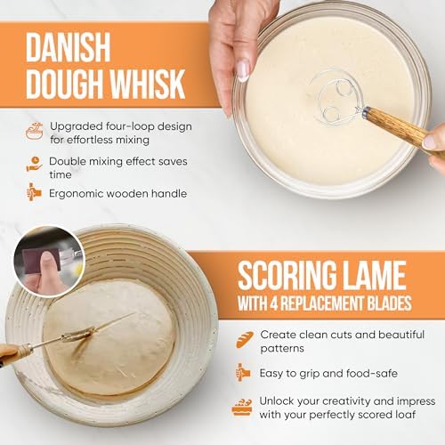 Master the Art of B sourdough with our Banneton set