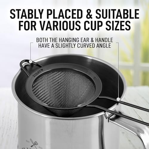 Zulay Kitchen Fine Mesh Strainer - Rust-Proof Professional Look 1
