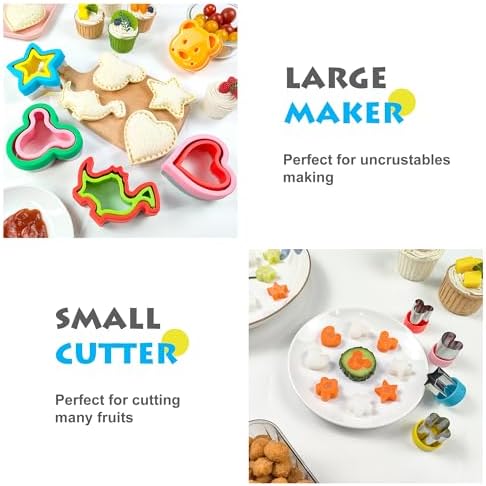 Perfectly Cut Sandwiches for Kids and Adults 5 Piece Set