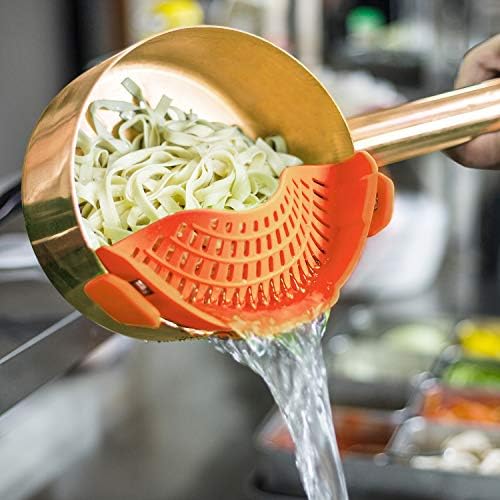 Efficient Multi-Purpose Clip-On Strainer AUOON