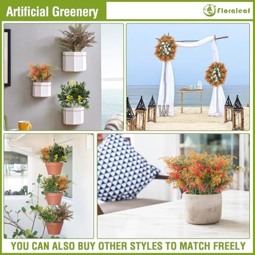 Stylish FLORALEAF Fake Bushes for Office Decor