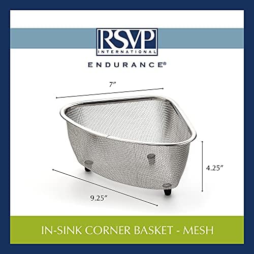 RSVP International In-Sink Mesh 3-Quart Colander