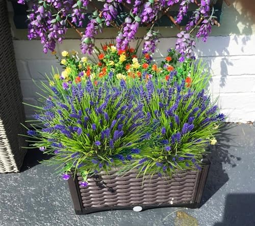 22 Pcs Artificial Plants Outdoor