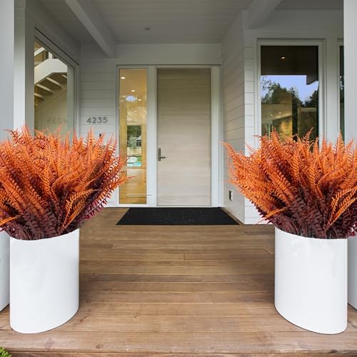 Jelofly 12 Bundles Fake Boston Ferns for Fall Decorations
