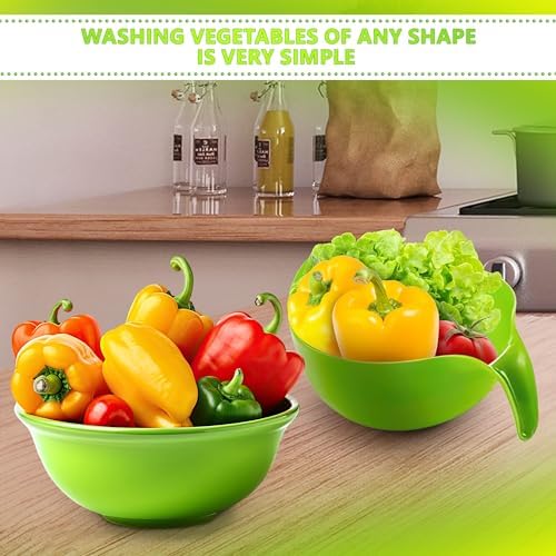 Effortless Rice Vegetable Washers with Handle