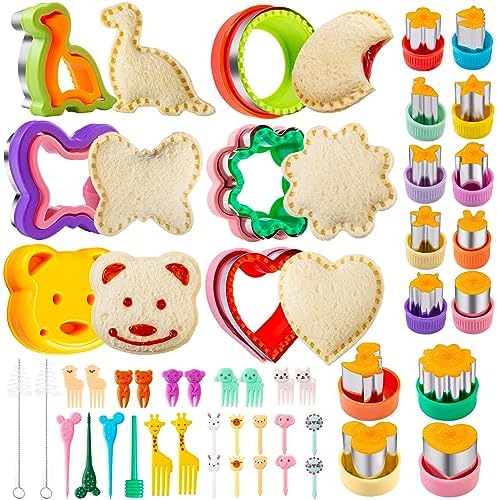 Sandwich Cutter for Kids 48 Pcs