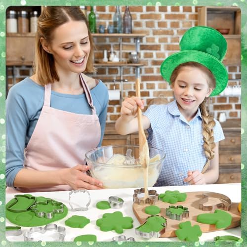 MAPVOLUT 12Pcs St Patricks Day Cookie Cutters Set