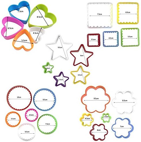 Vibrant 25-Piece Cookie Cutter Set Multi-Shape Baking Tools