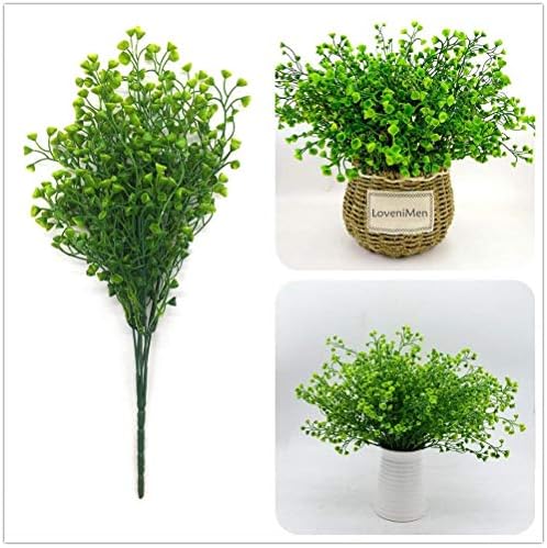 Genuine Plastic Shrubs Unique Fake Greenery for Home Garden More