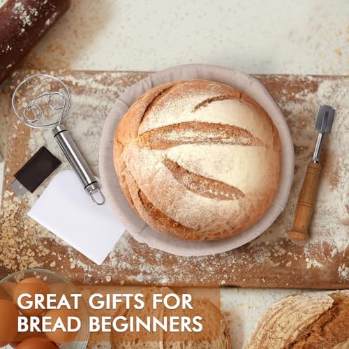 Loplurea Sourdough Banneton Basket Set of 2