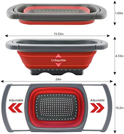 Healthy 6-Quart Collapsible Colander