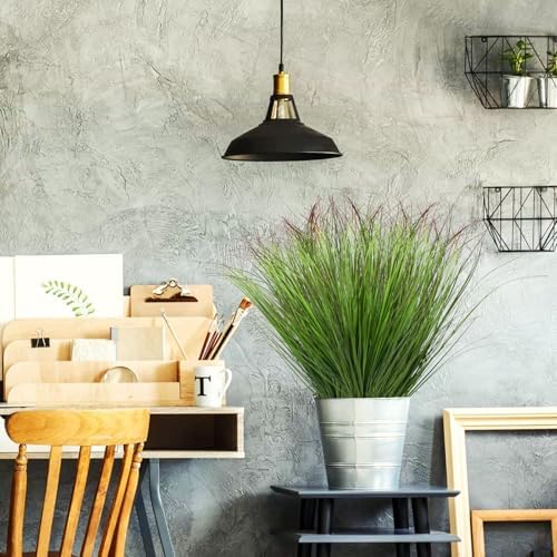 24Pcs Fake Grass Plants Artificial Tall Grass for Indoors Outdoors