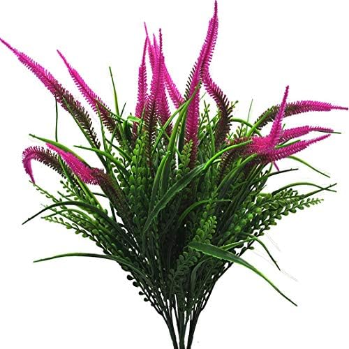 Pack of 4 Real-Looking Fake Plastic Artificial Flowers