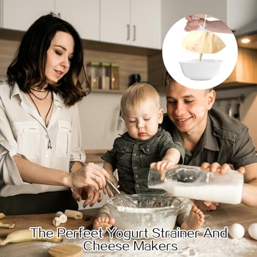 5 Pcs Nut Milk Strainer Reusable nylon bag for Kitchen Use