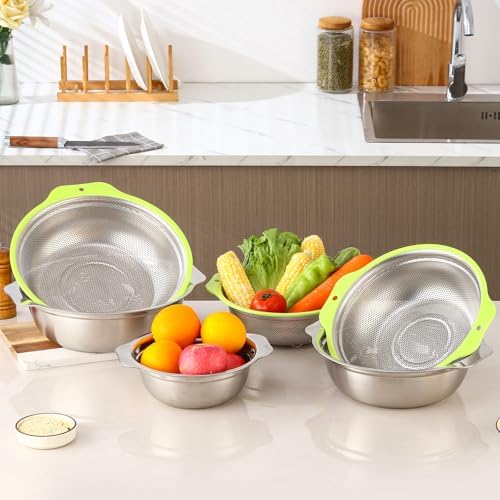 Effortless Cooking with AHIABOAT 2QT Colander Set
