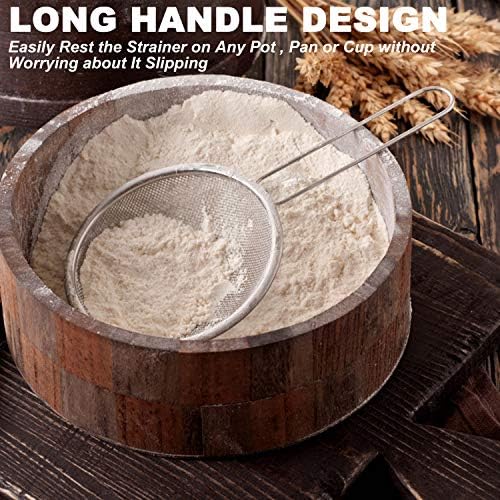 Anaeat Premium stainless steel colander with sturdy handle