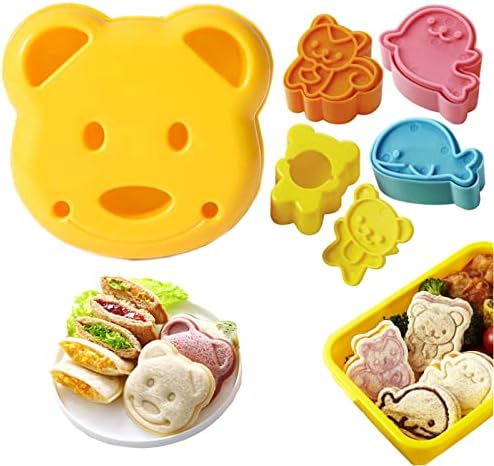 Fun 5-in-1 Sandwich Cutters for Kids