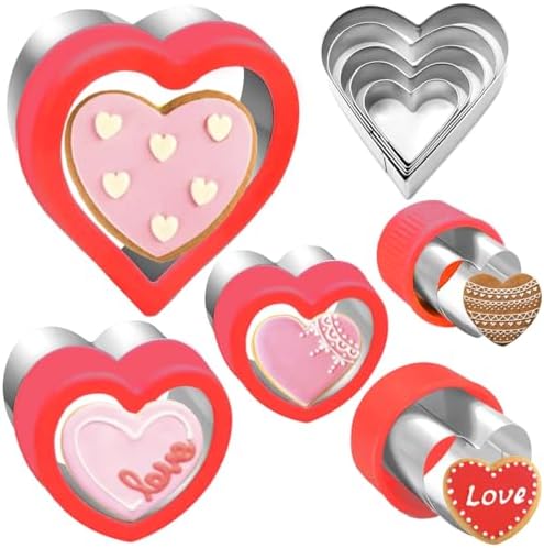 Heart Cookie Cutter Set Valentines Day